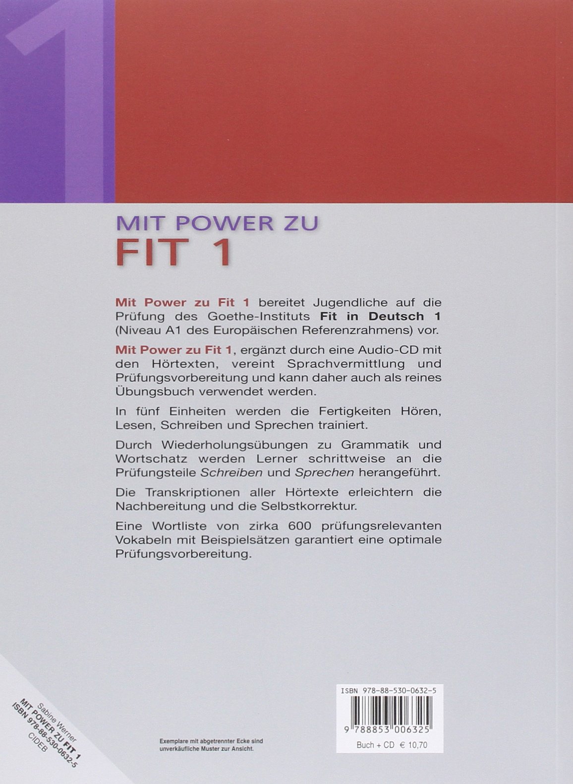 Vezi detalii pentru Mit Power Zu FIT 1 | Sabine Werner 