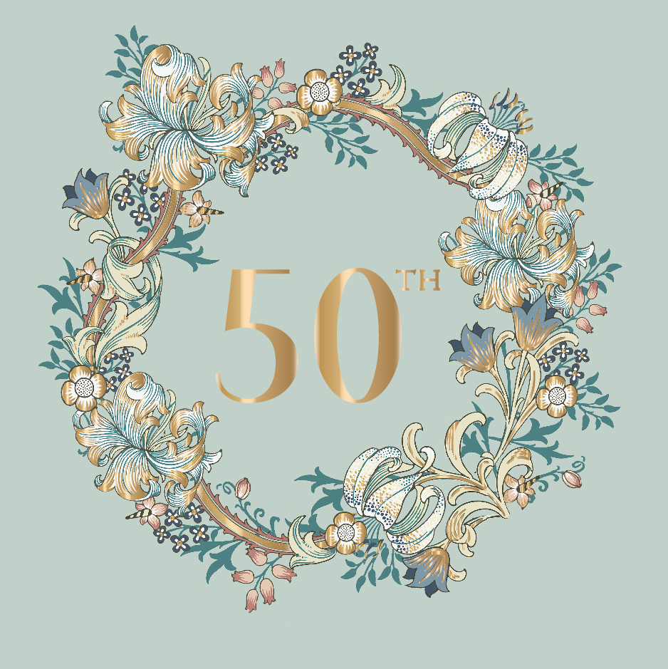 Felicitare - Golden Lily, 50 | Ling Design