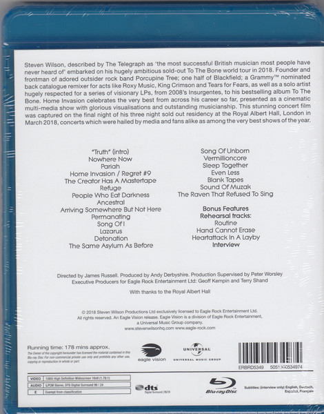 Home Invasion (Blu-ray Disc) | Steven Wilson