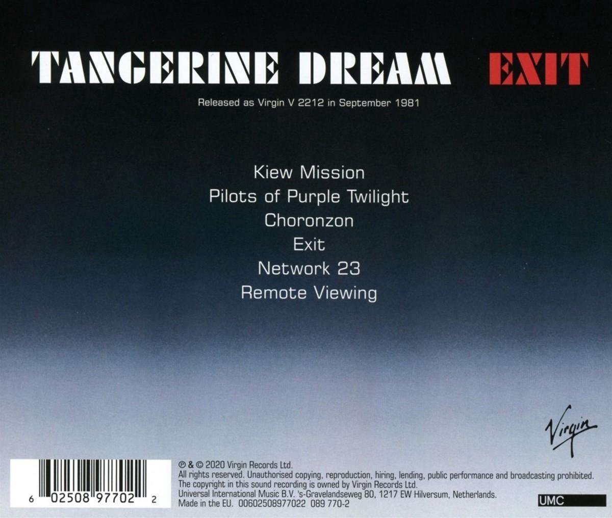 Exit | Tangerine Dream