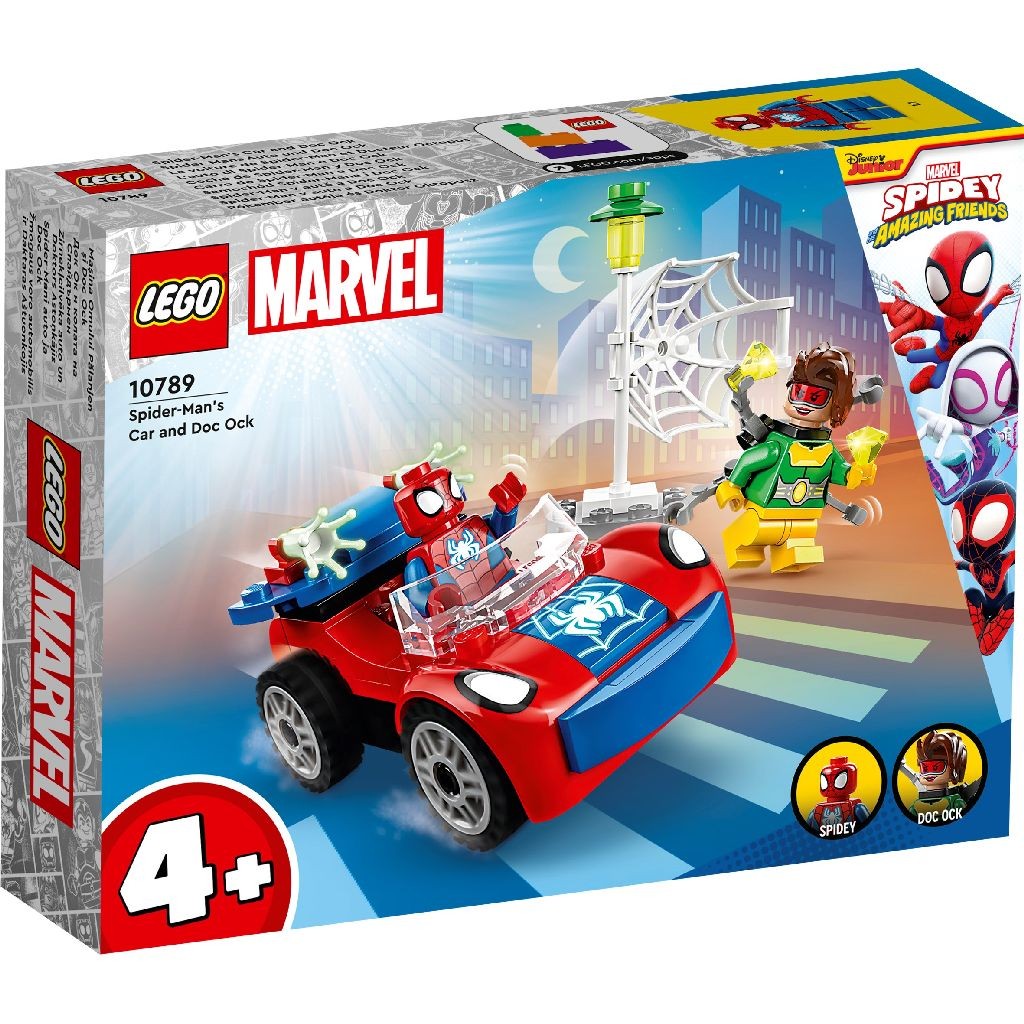 LEGO Marvel - Spidey and His Amazing Friends - Spider-Man\'s Car and Doc Ock (10789) | LEGO