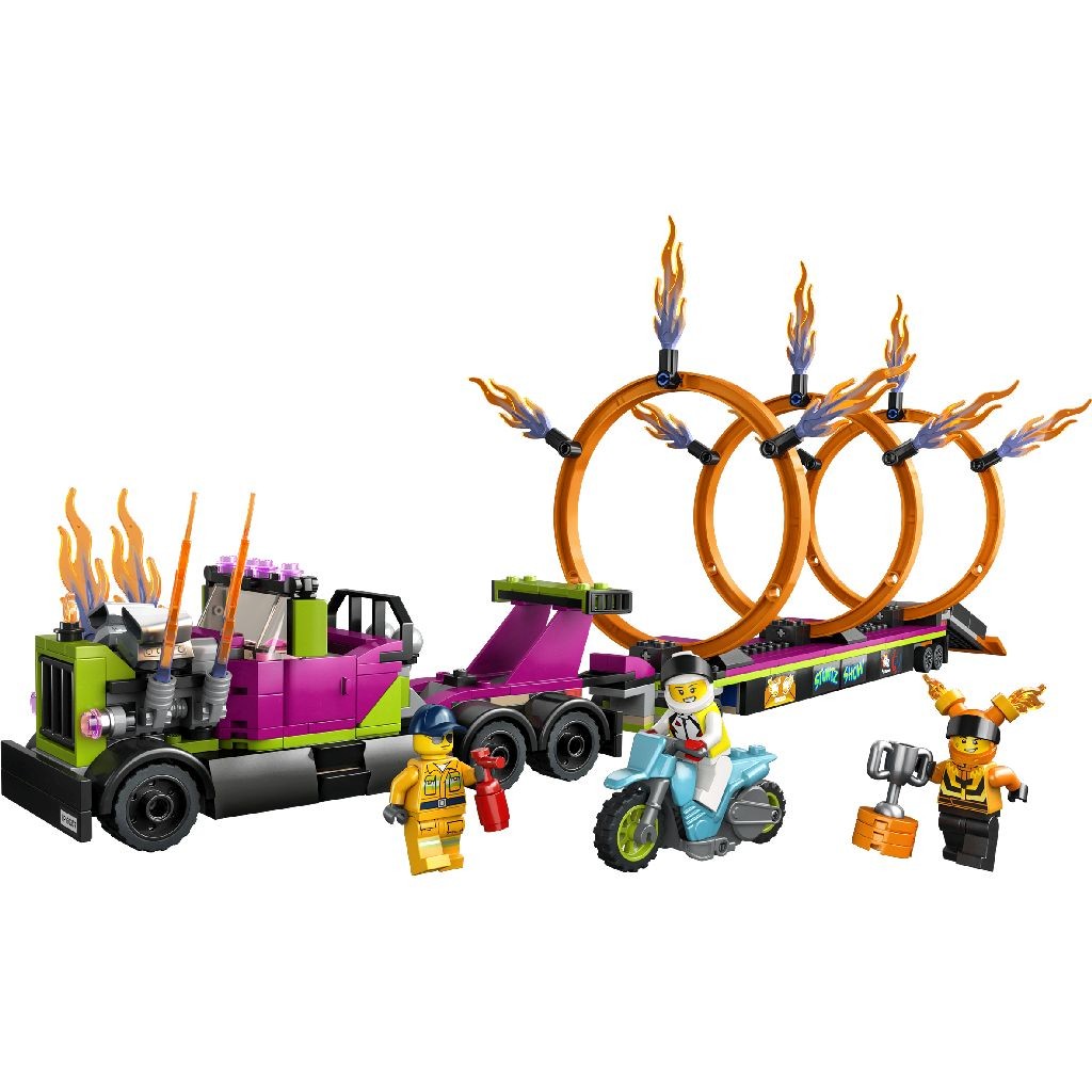 LEGO City - Stunt Truck and Ring of Fire Challenge (60357) | LEGO