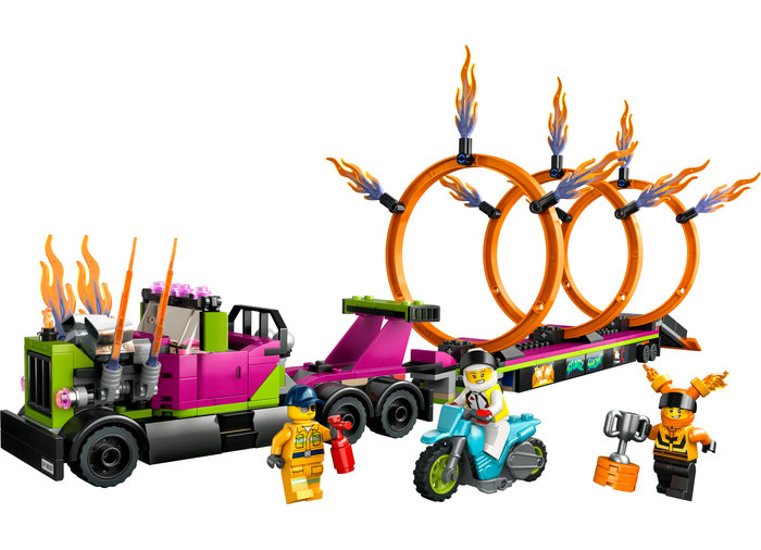 LEGO City - Stunt Truck and Ring of Fire Challenge (60357) | LEGO - 9 | YEO