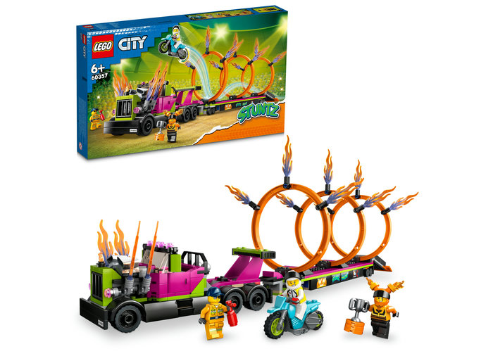 LEGO City - Stunt Truck and Ring of Fire Challenge (60357) | LEGO - 5 | YEO