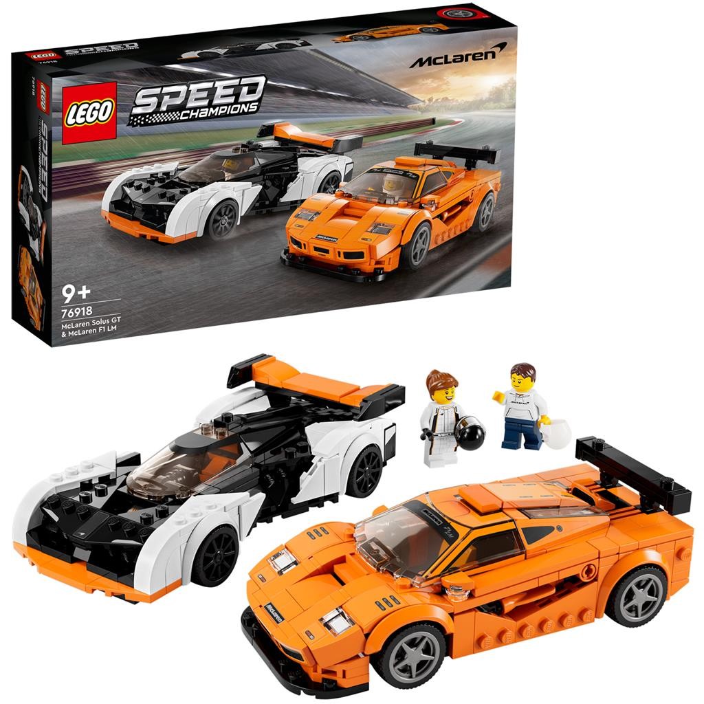 LEGO Speed Champions - McLaren Solus GT & McLaren F1 LM (76918) | LEGO - 4 | YEO