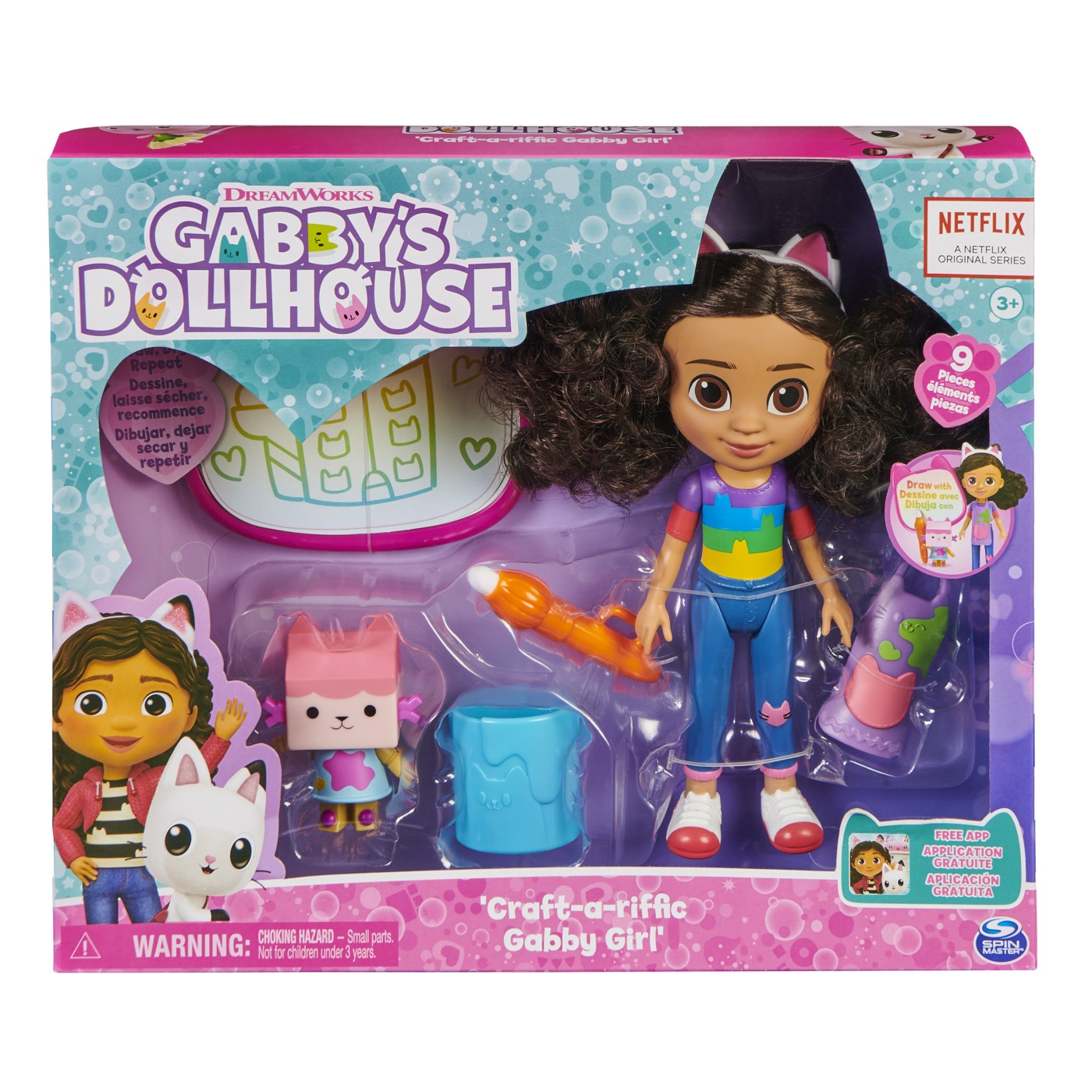 Papusa - Gabby's Dollhouse - Craft-a-riffic Gabby Girl | Spin Master