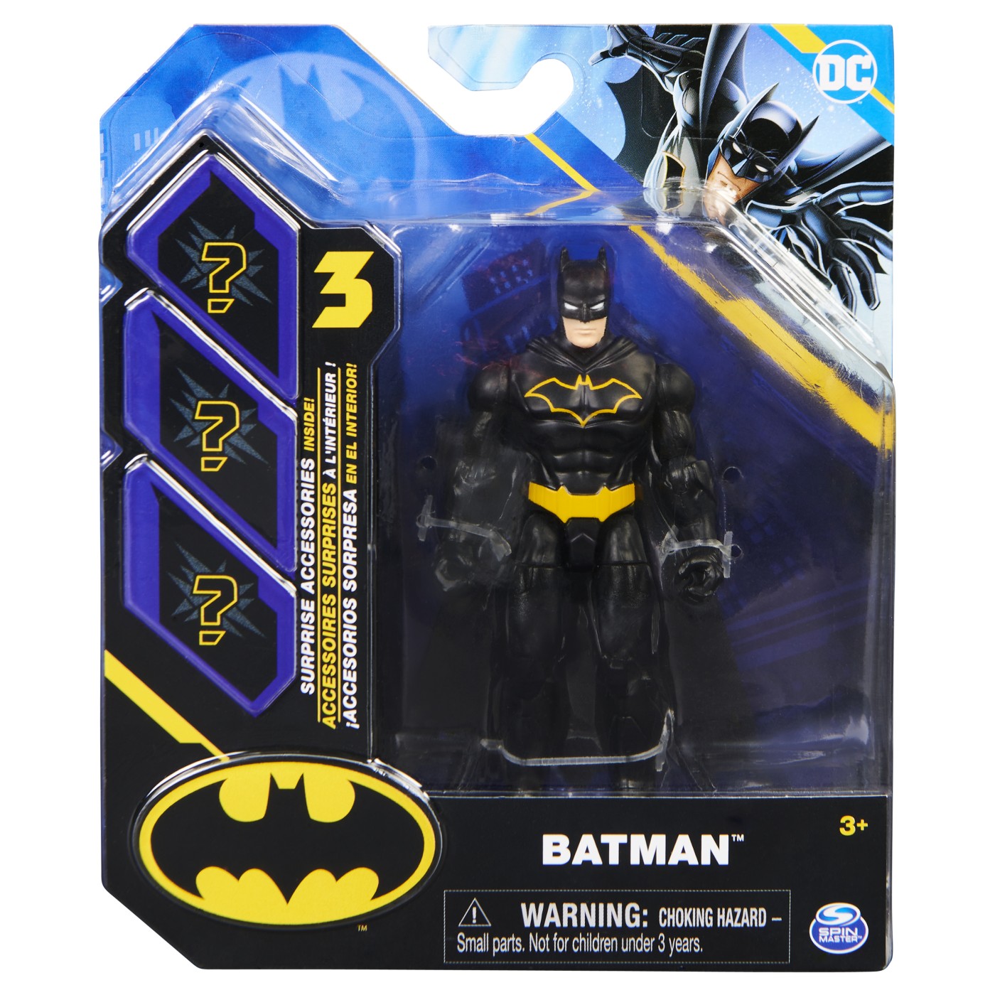 Figurina Batman articulata cu 3 accesorii surpriza - 10 cm | Spin Master - 4 | YEO