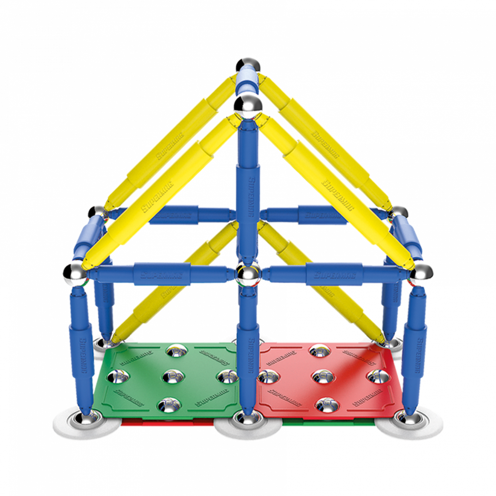 Set de constructie magnetic Classic - 98 piese | Supermag