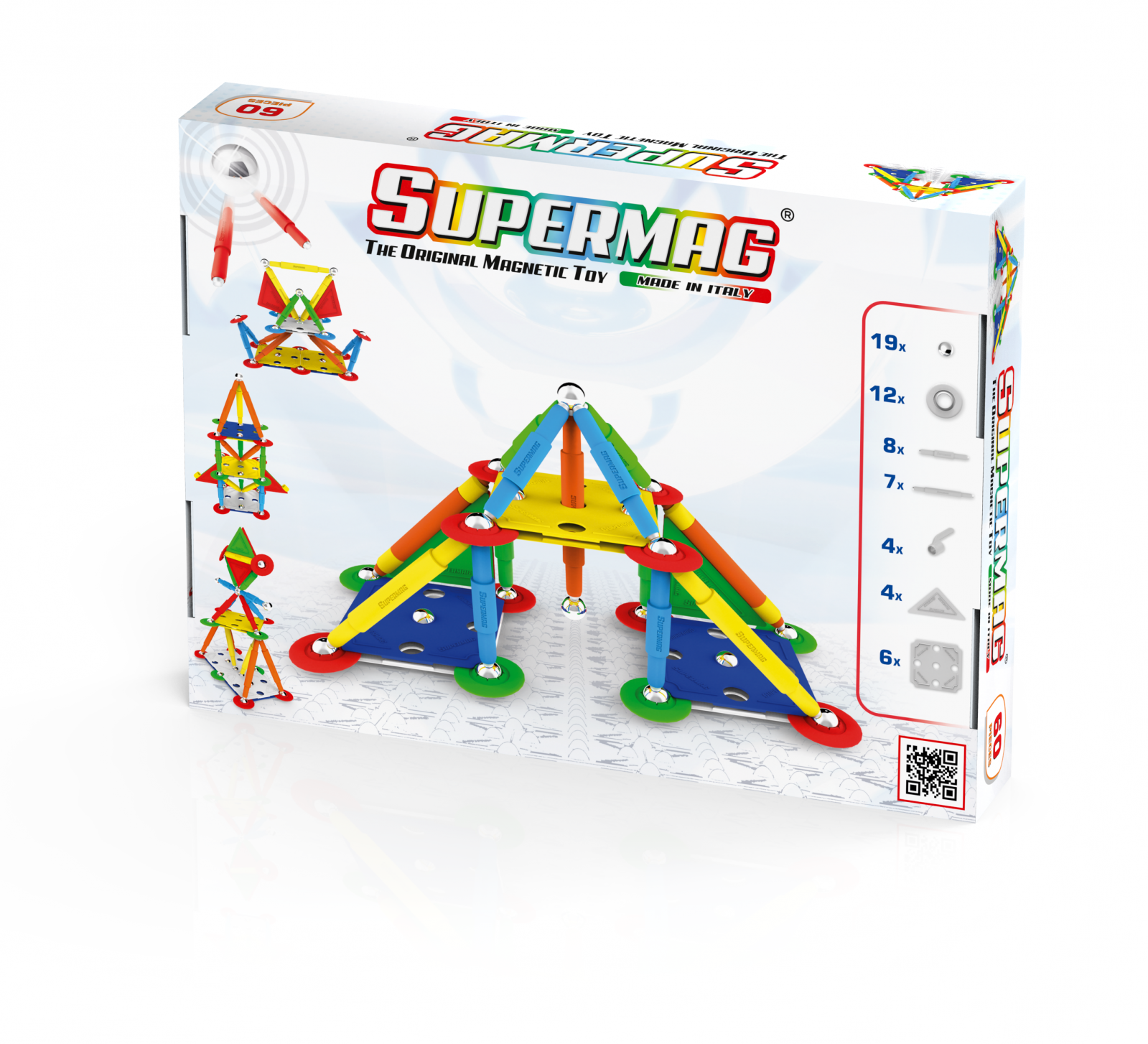 Set de constructie magnetic Projects Multicolor - 60 piese | Supermag