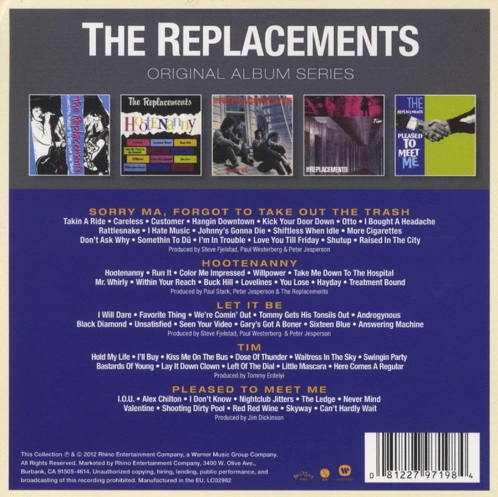 The Replacements: Original Album Series | The Replacements