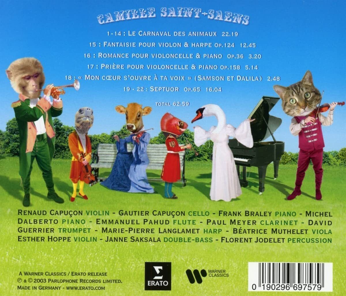 Saint-Saens: Le Carnaval des animaux | Camille Saint-Saens, Gautier Capucon, Renaud Capucon