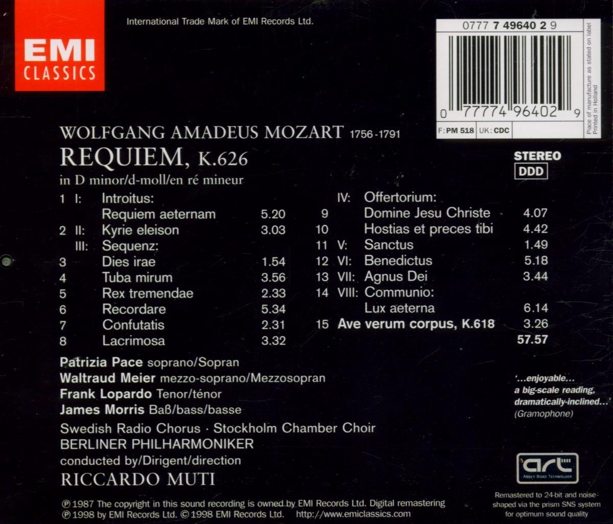 Mozart: Requiem | Wolfgang Amadeus Mozart, Riccardo Muti