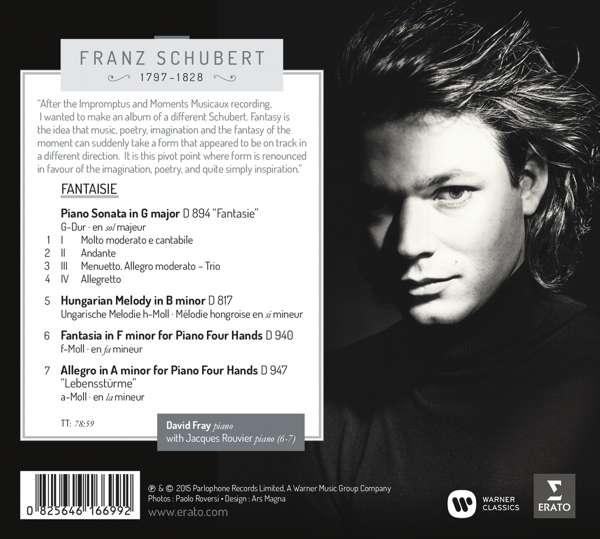 Schubert: Fantaisie | Franz Schubert, David Fray, Jacques Rouvier