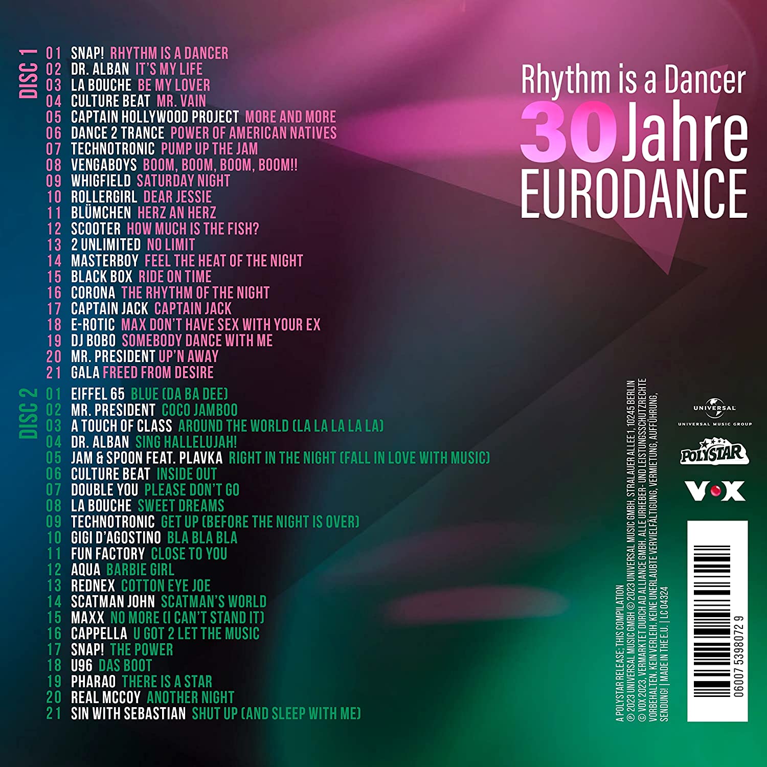 Rhythm Is a Dancer-30 Jahre Eurodance | Various Artists