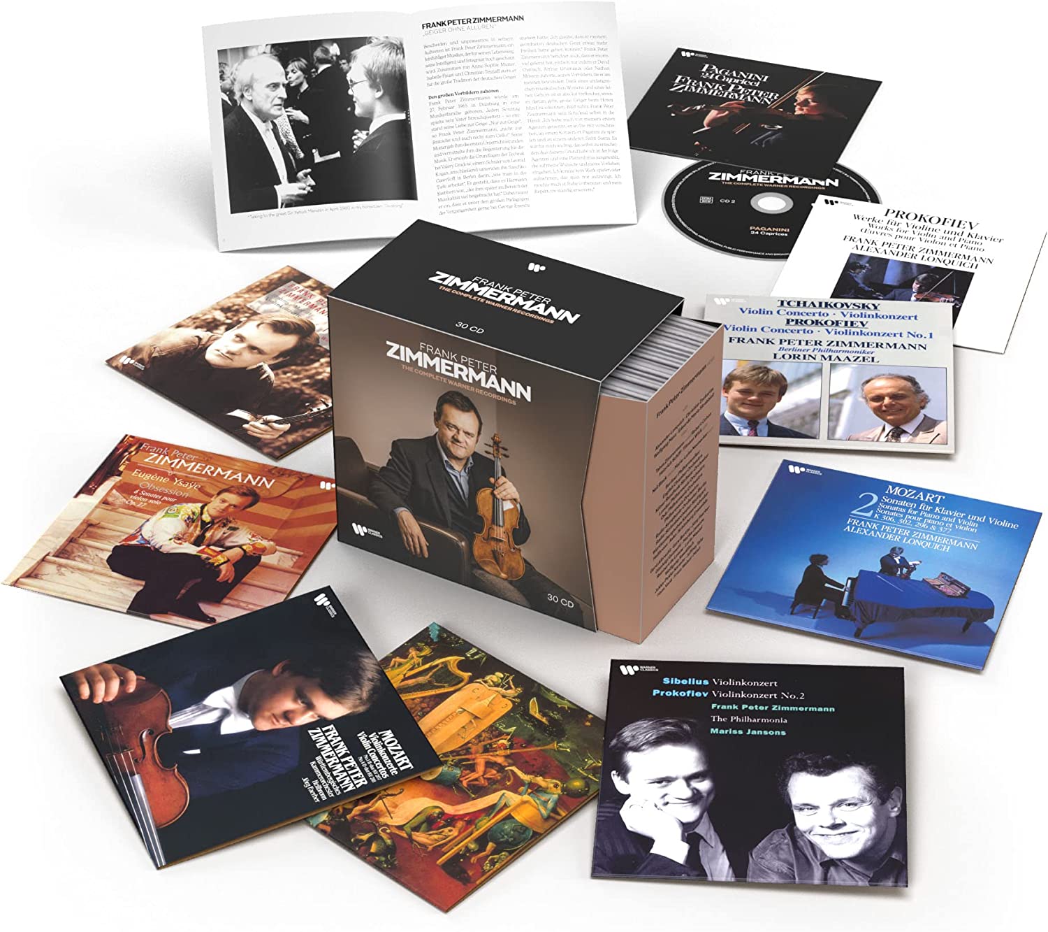 Frank Peter Zimmermann: The Complete Warner Recordings (Box Set) | Frank Peter Zimmermann - 1 | YEO