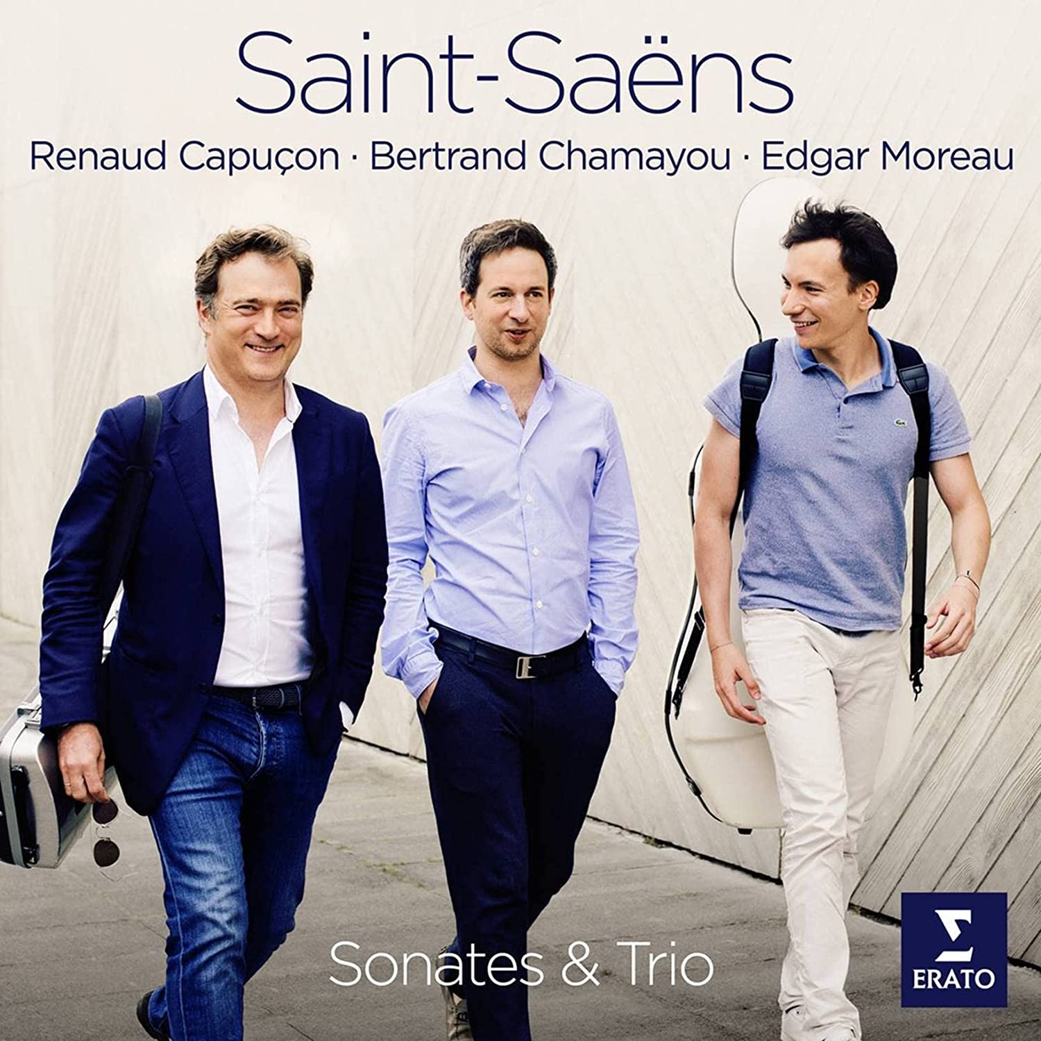 Saint-Saens: Sonatas Op 32 & 75, Trio Op 92 | Renaud Capucon, Edgar Moreau, Bertrand Chamayou - 1 | YEO