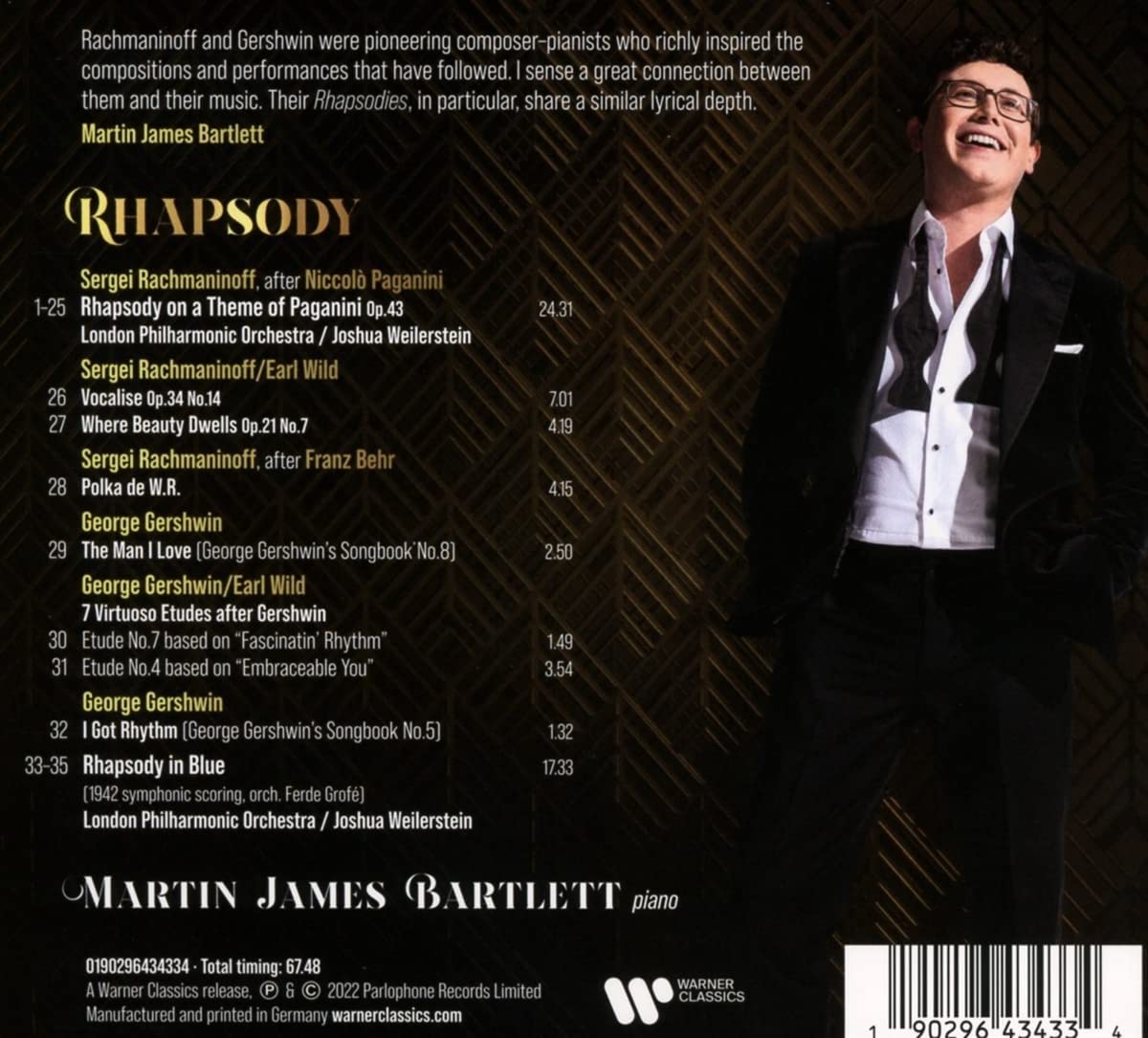 Rachmaninov / Gershwin: Rhapsody | Martin James Bartlett, London Philharmonic Orchestra, Joshua Weilerstein