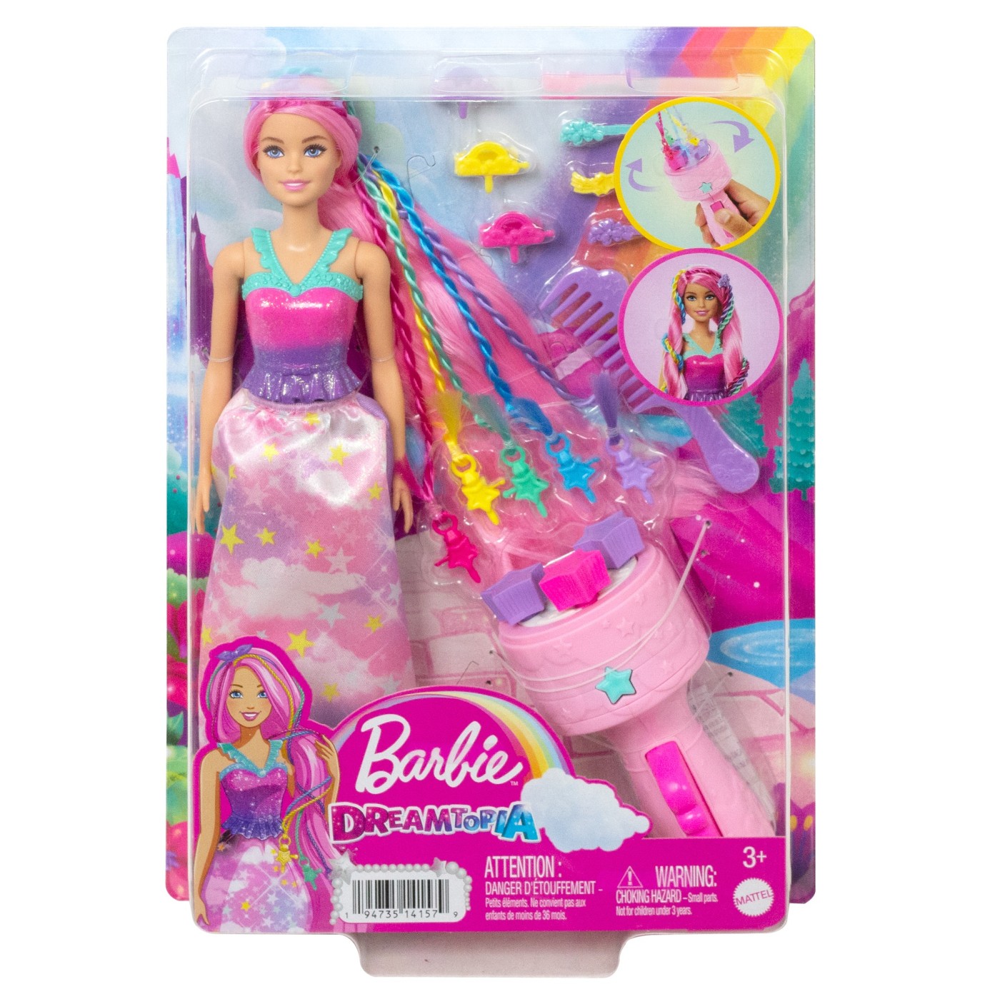 Papusa Barbie Dreamtopia - Twist and Style | Mattel