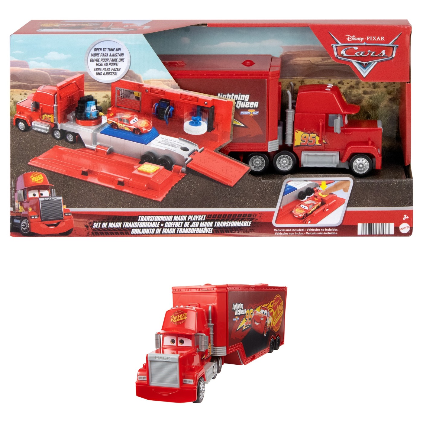 Set de joaca Cars - Service mobil | Mattel - 3 | YEO