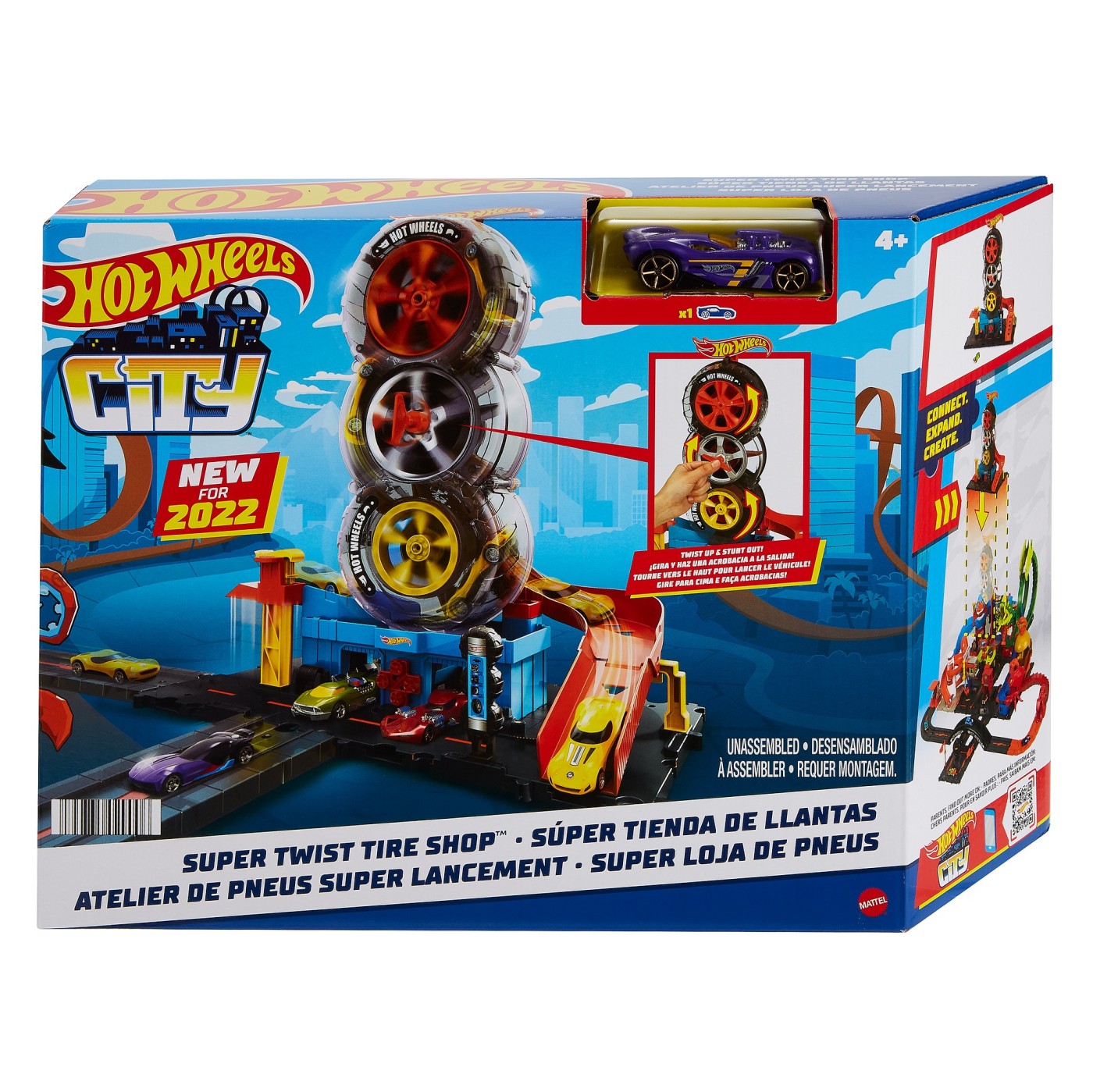 Joc - Hot Wheels City - Vulcanizarea Super Twist | Mattel
