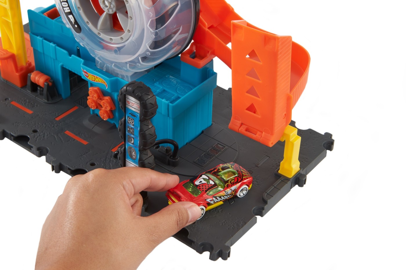 Joc - Hot Wheels City - Vulcanizarea Super Twist | Mattel - 3 | YEO