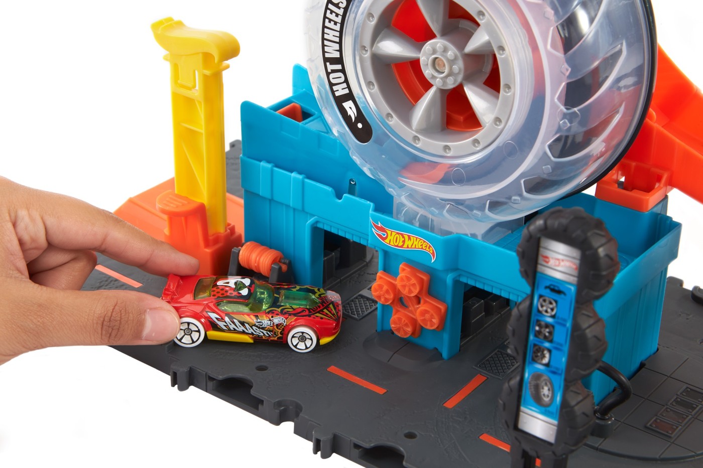 Joc - Hot Wheels City - Vulcanizarea Super Twist | Mattel - 4 | YEO