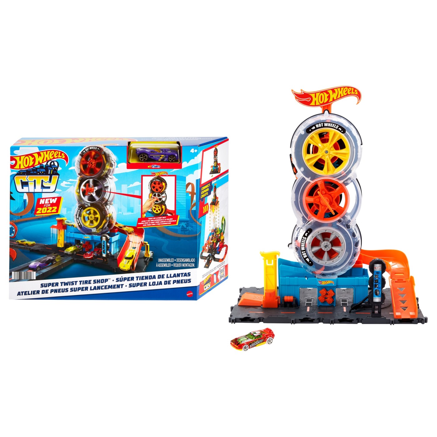 Joc - Hot Wheels City - Vulcanizarea Super Twist | Mattel - 5 | YEO