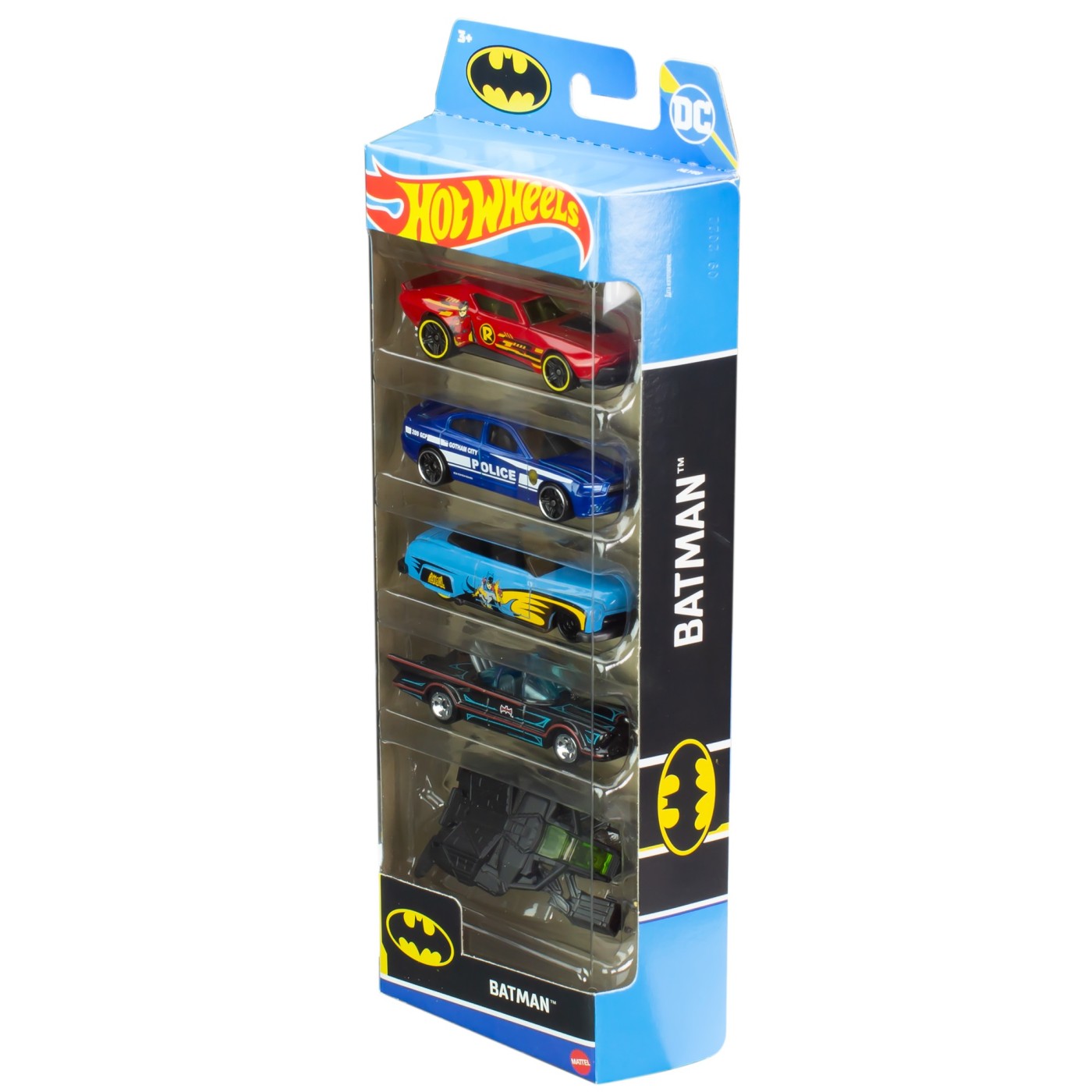 Set 5 masini - Hot Wheels - Batman | Mattel - 1