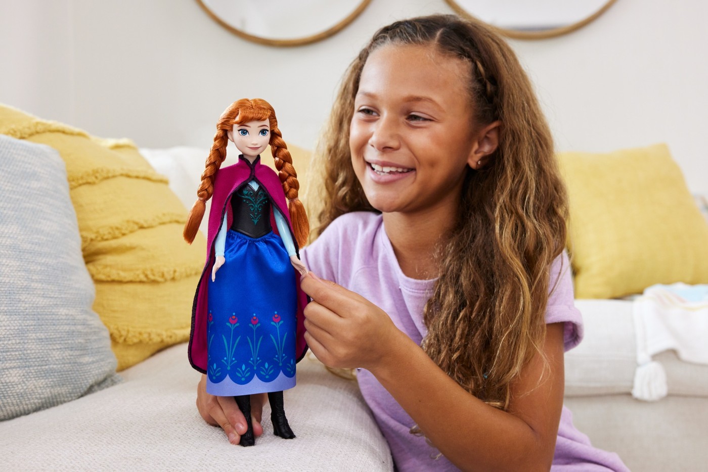 Papusa - Disney Frozen - Anna cu codite | Mattel - 2 | YEO