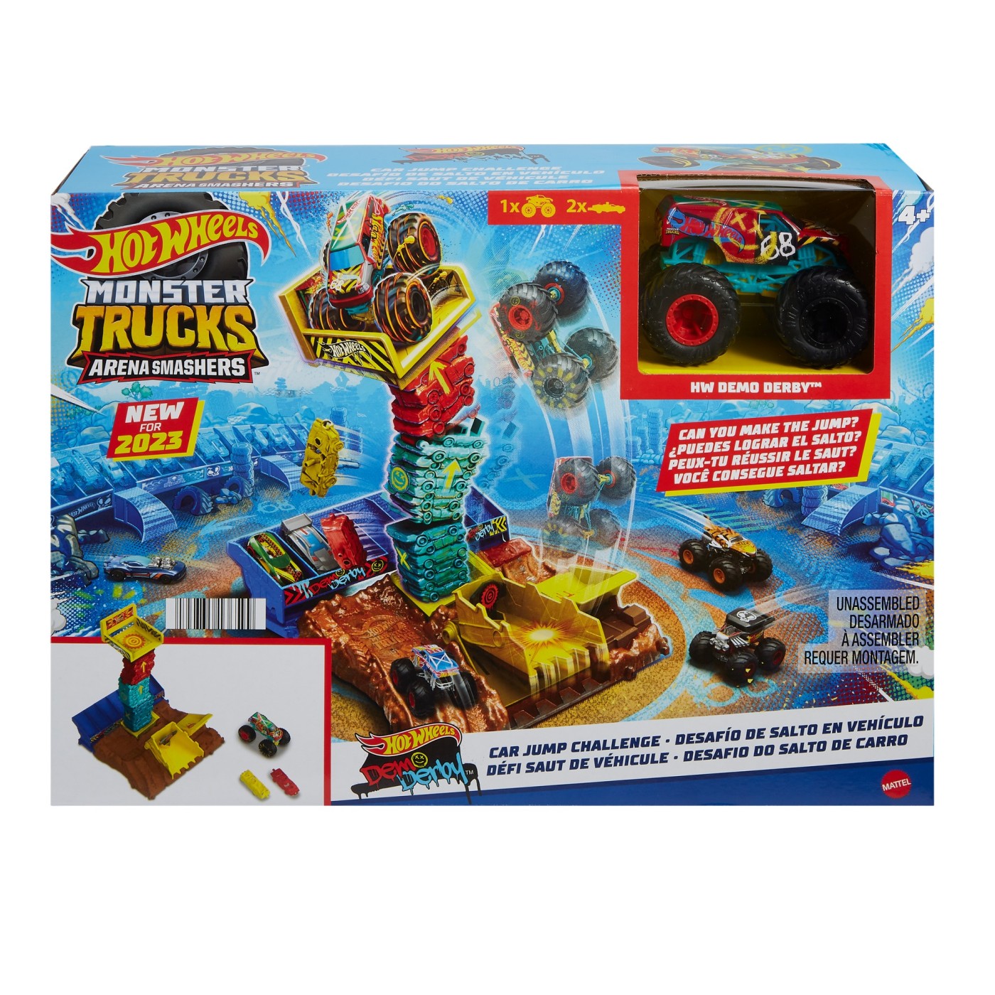 Joc - Hot Wheels Monster Truck Arena Smashers | Mattel