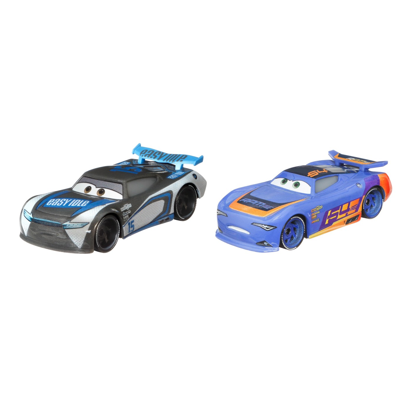 Set masinute metalice Cars - Harvey Rodcap si Barry Depedal | Mattel