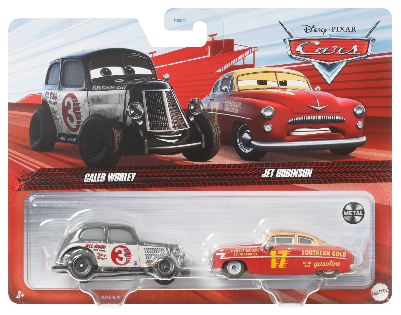 Set masinute metalice Cars3 - Caleb Worlley si Jet Robinson | Mattel - 7 | YEO