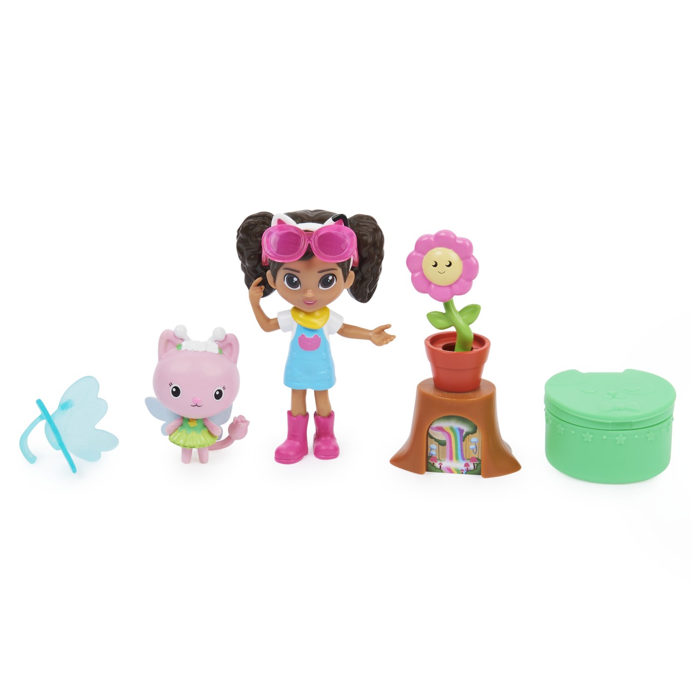 Set Gabbys Dollhouse - Papusa cu pisicuta si gradina lui Gabby | Spin Master