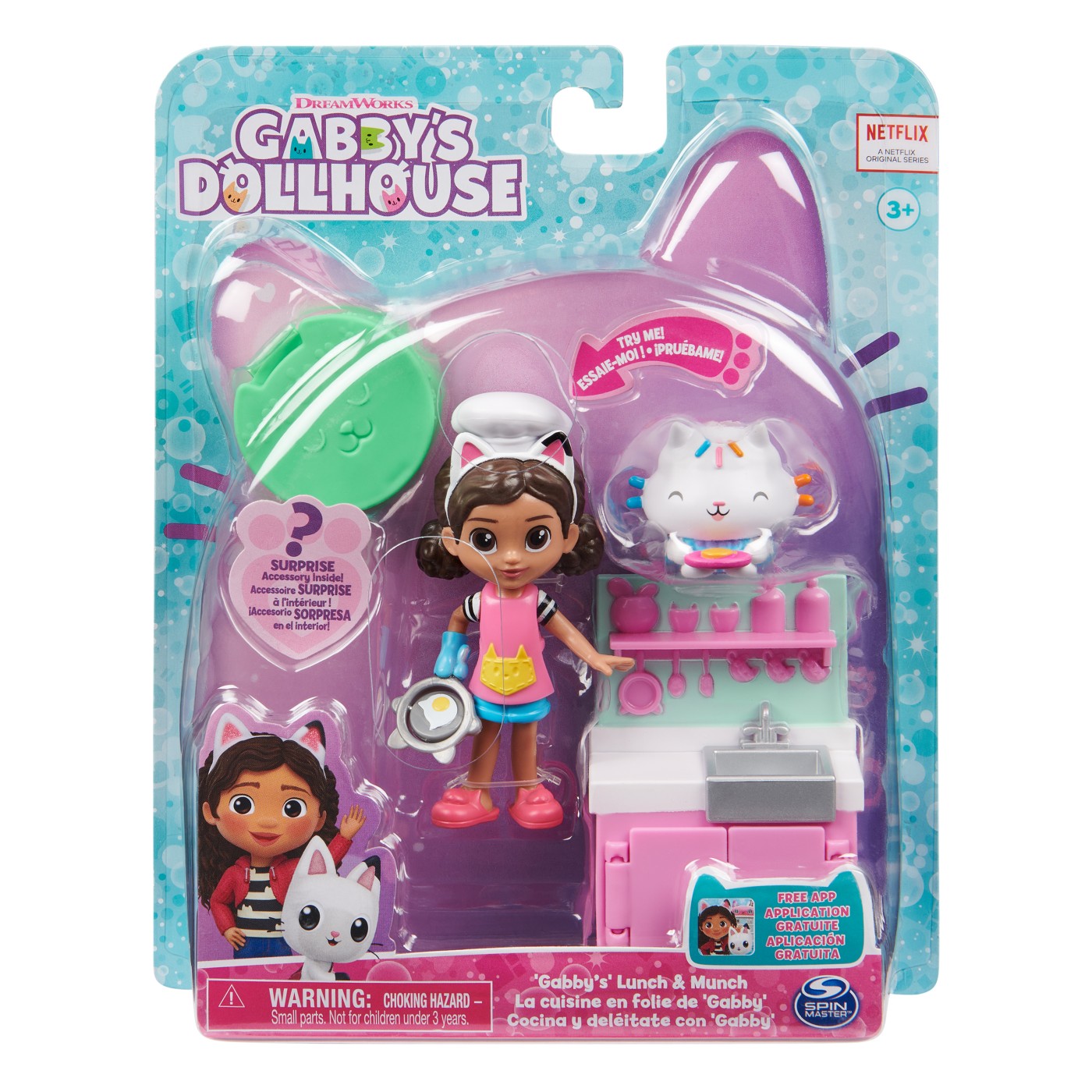 Set Gabbys Dollhouse - Papusa cu pisicuta si bucataria lui Gabby | Spin Master - 4 | YEO