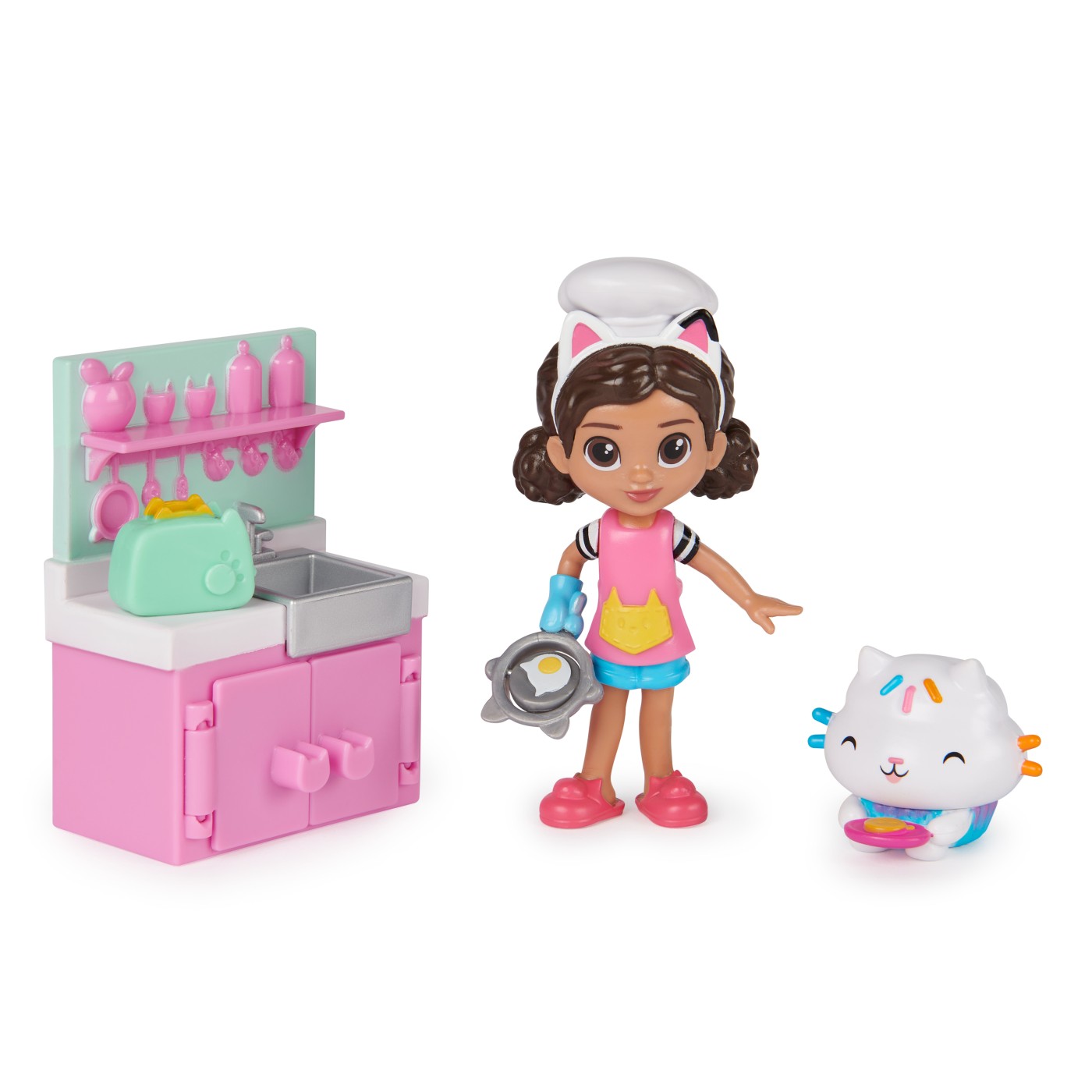 Set Gabbys Dollhouse - Papusa cu pisicuta si bucataria lui Gabby | Spin Master - 2 | YEO