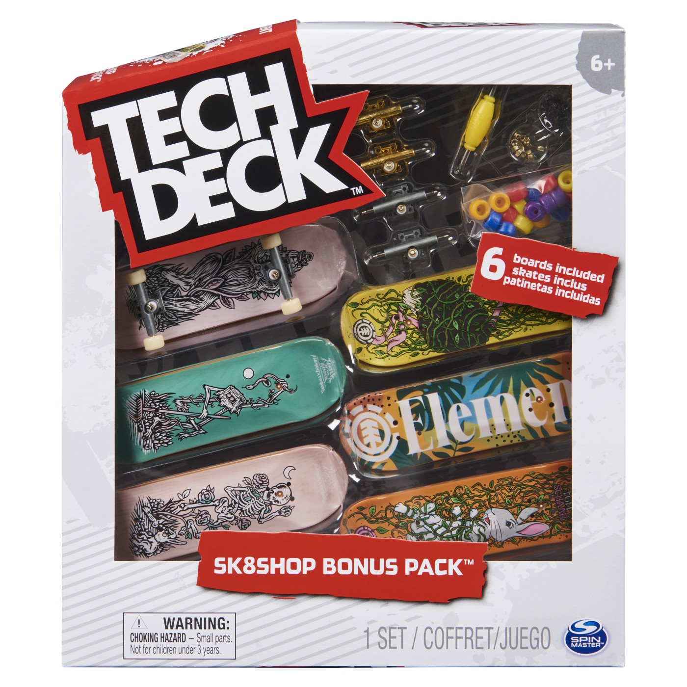  Set Tech Deck - Fingerboard Element, 6 piese | Spin Master 
