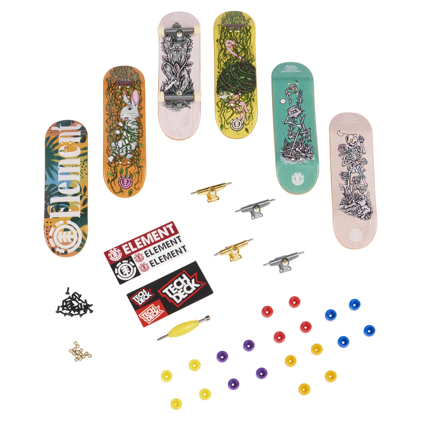 Set Tech Deck - Fingerboard Element, 6 piese | Spin Master