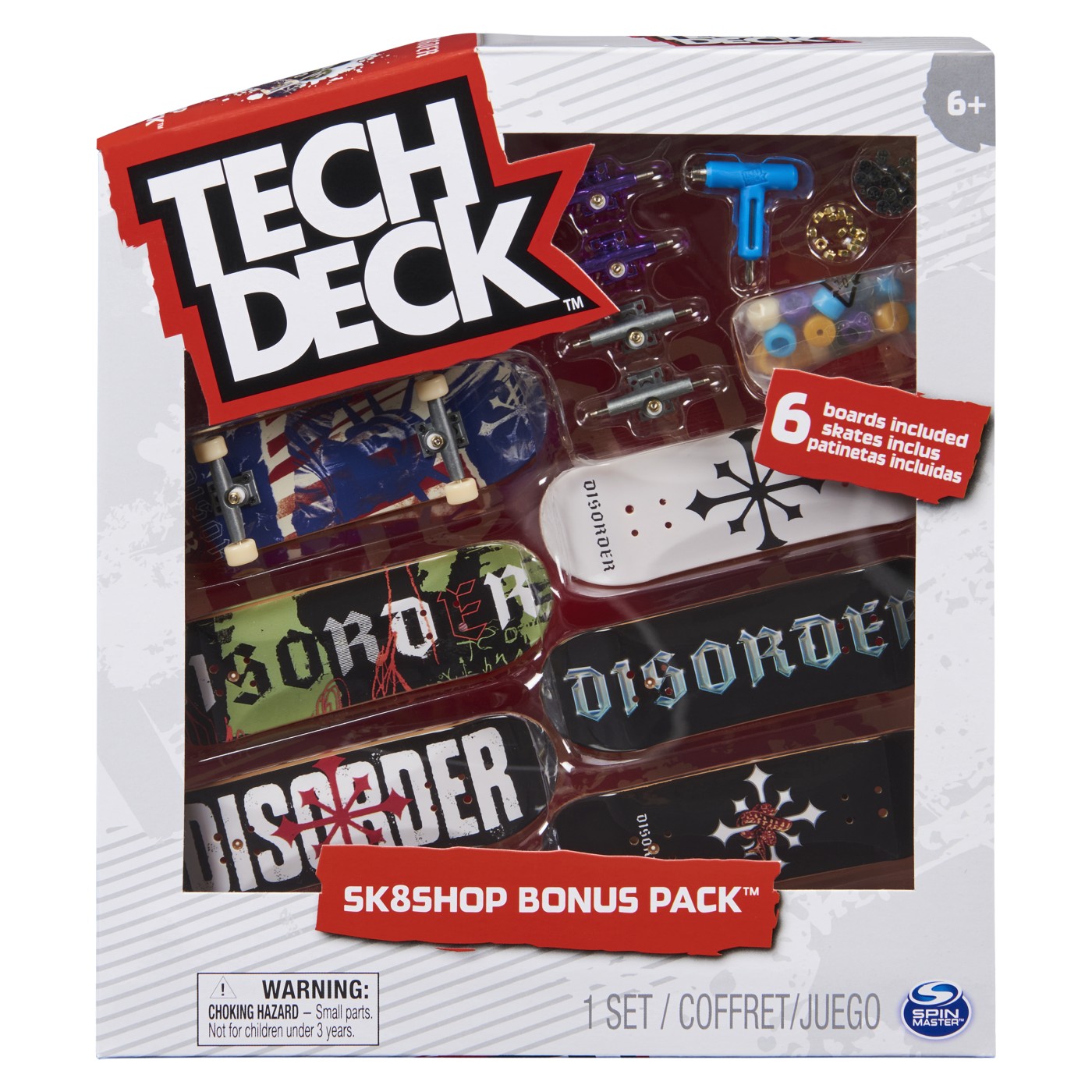  Set Tech Deck - Fingerboard Disorder, 6 piese | Spin Master 