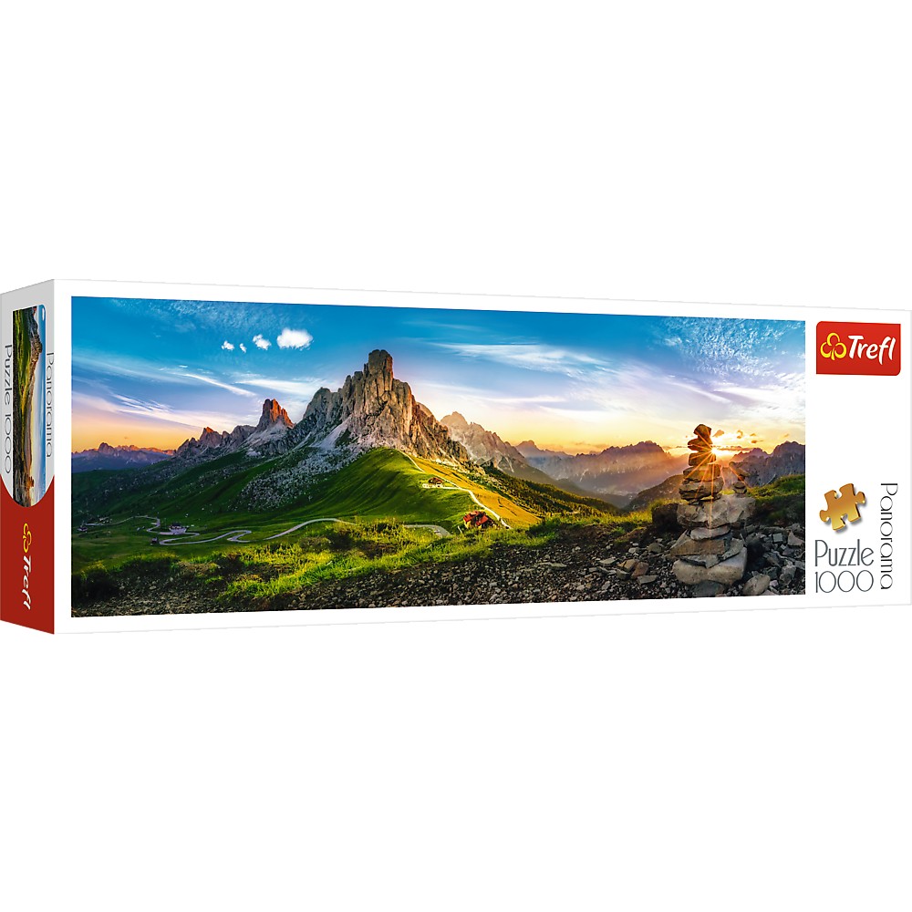 Puzzle 1000 piese - Panorama muntii Dolomiti | Trefl