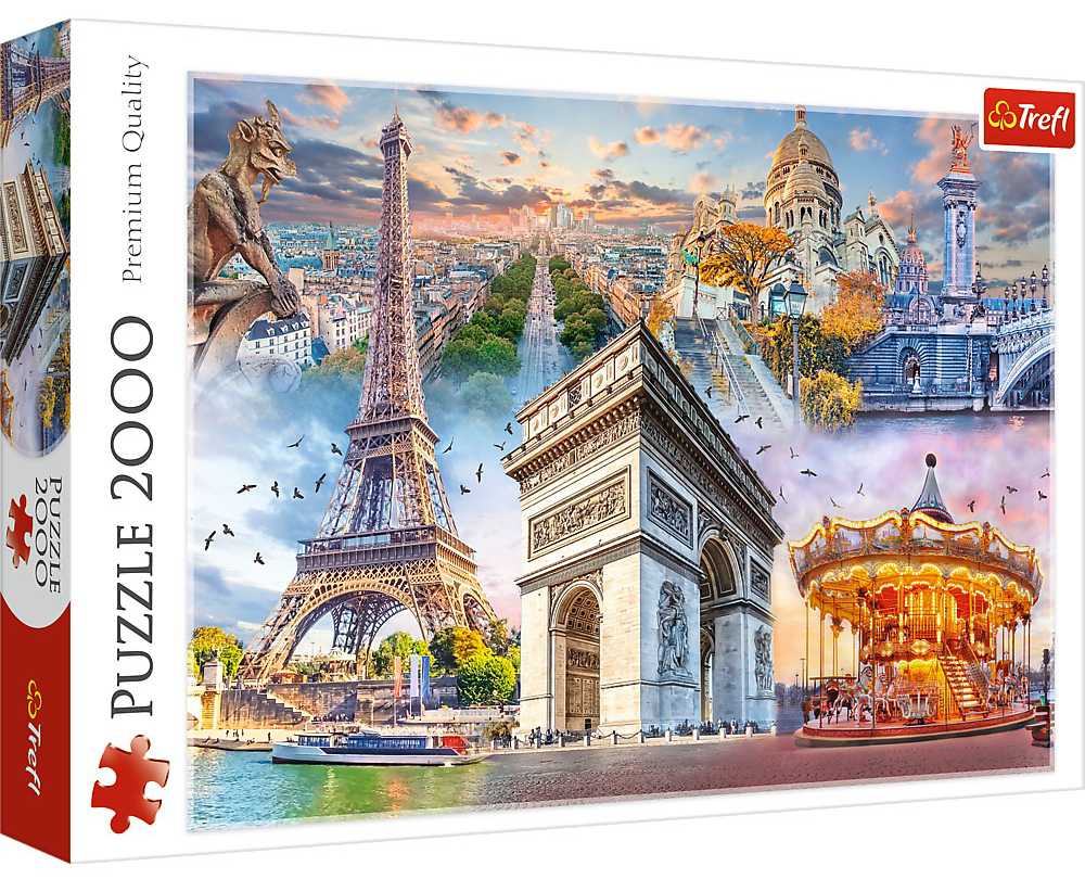 Puzzle 2000 piese - Weekend in Paris | Trefl