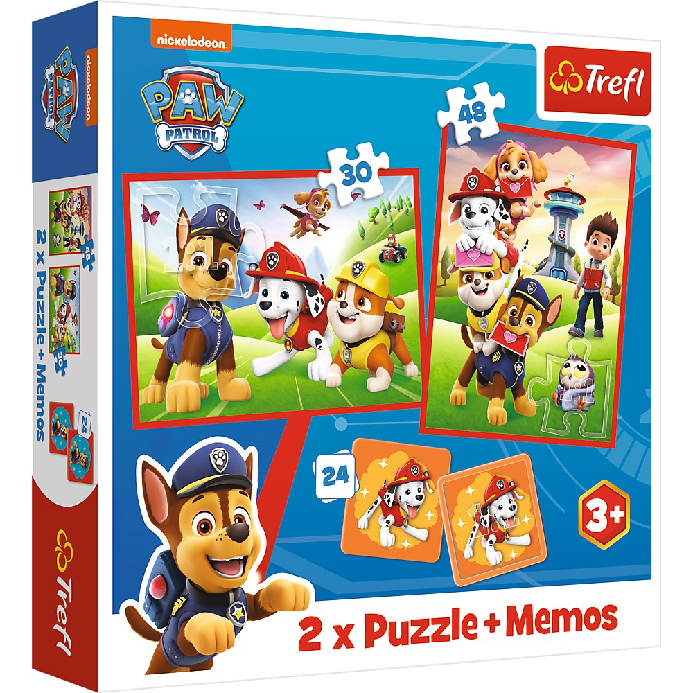 Puzzle 2 in 1 - Patrula Catelusilor - Echipa in actiune | Trefl - 3