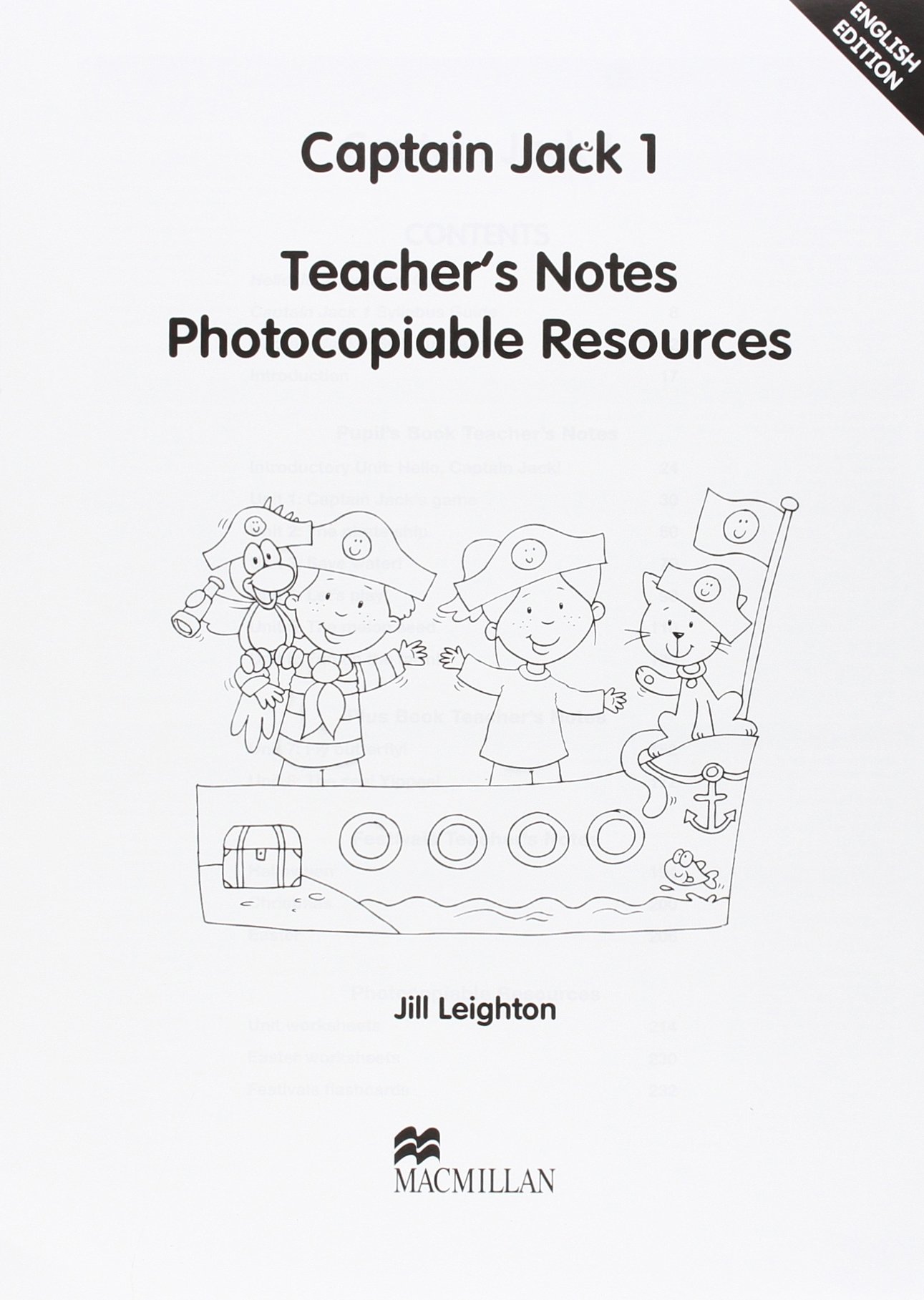 Captain Jack 1 Teacher\'s Notes | Jill Leighton