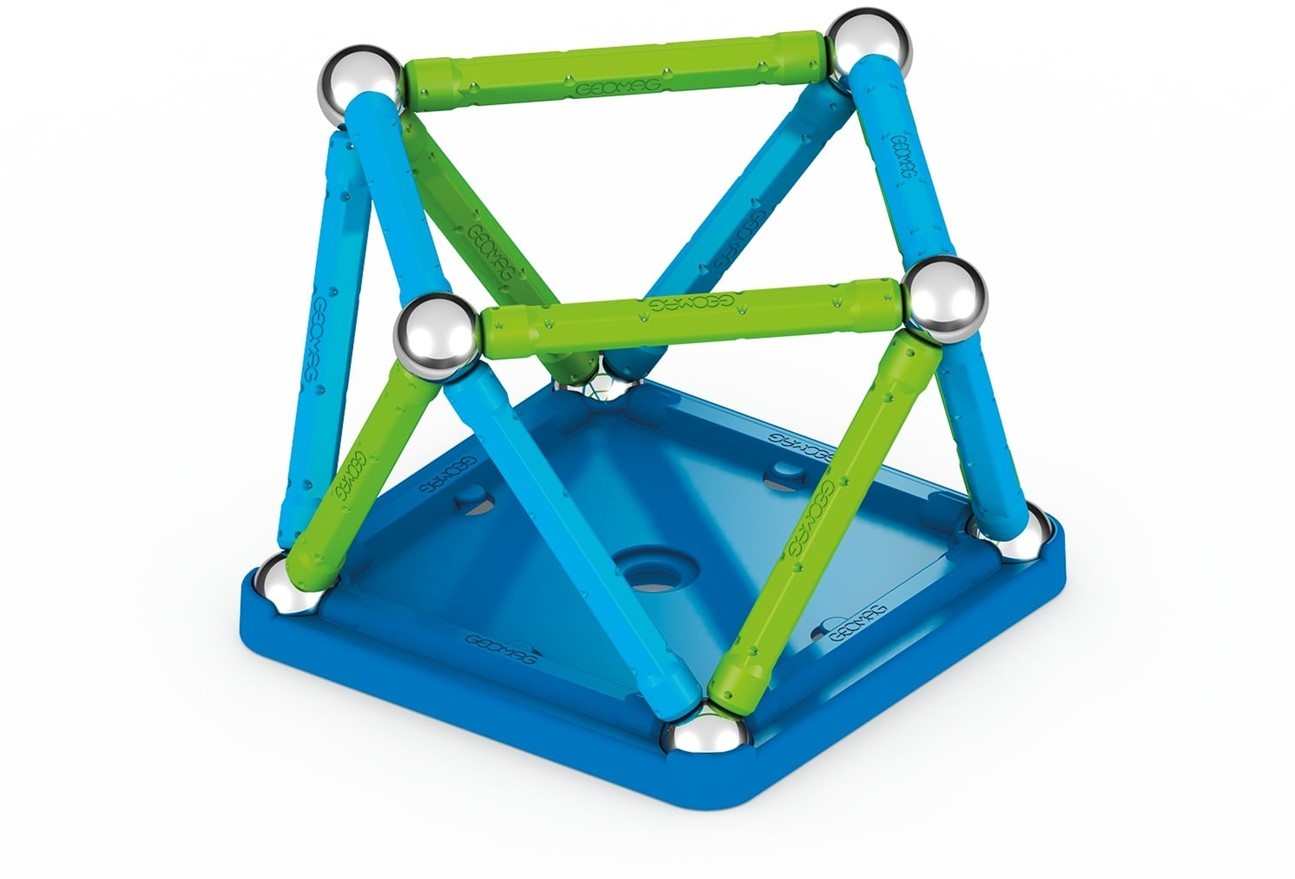 Set de constructie magnetic - Classic - Green Line, 25 piese | Geomag