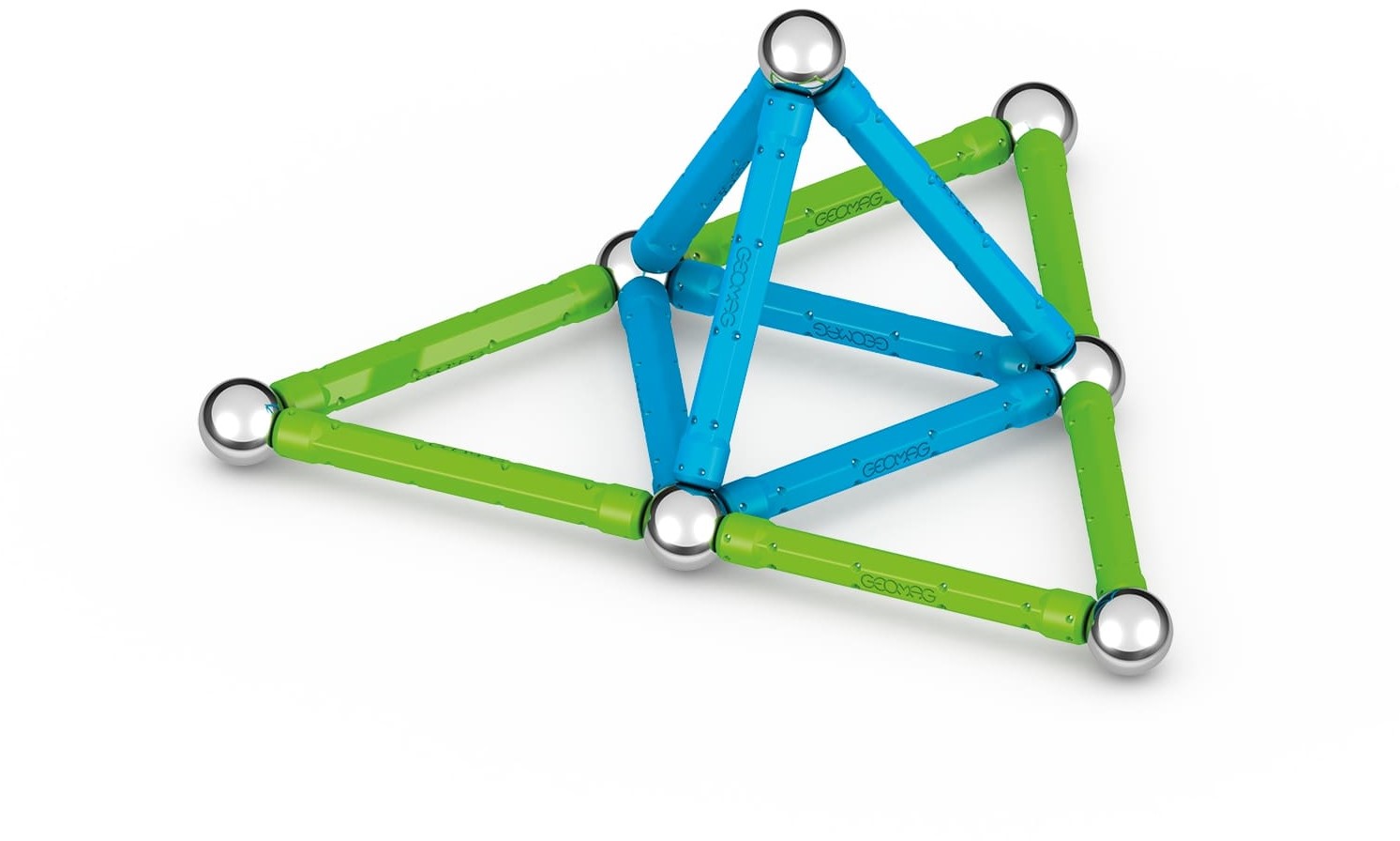 Set de constructie magnetic - Classic - Green Line, 25 piese | Geomag - 1 | YEO