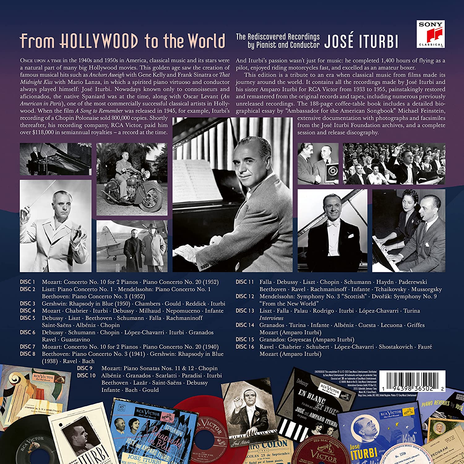 From Hollywood to the World (16CDs Box Set) | Jose Iturbi - 1 | YEO