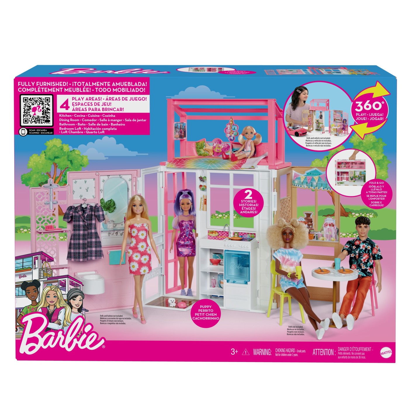 Set de joaca - Barbie - Fully Furnished! Kitchen | Mattel - 6 | YEO