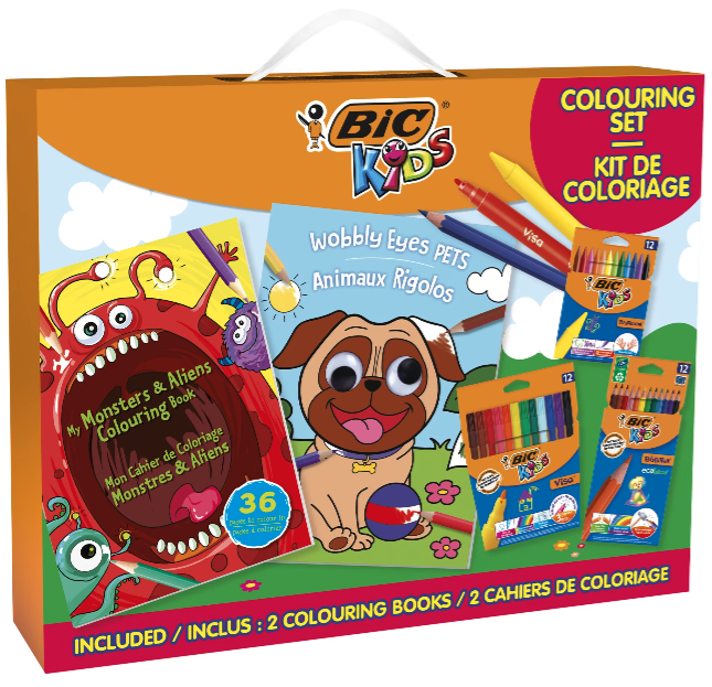 Kit de colorat - Creioane, carioci, creioane cerate - Bic Kids | Bic - 5 | YEO