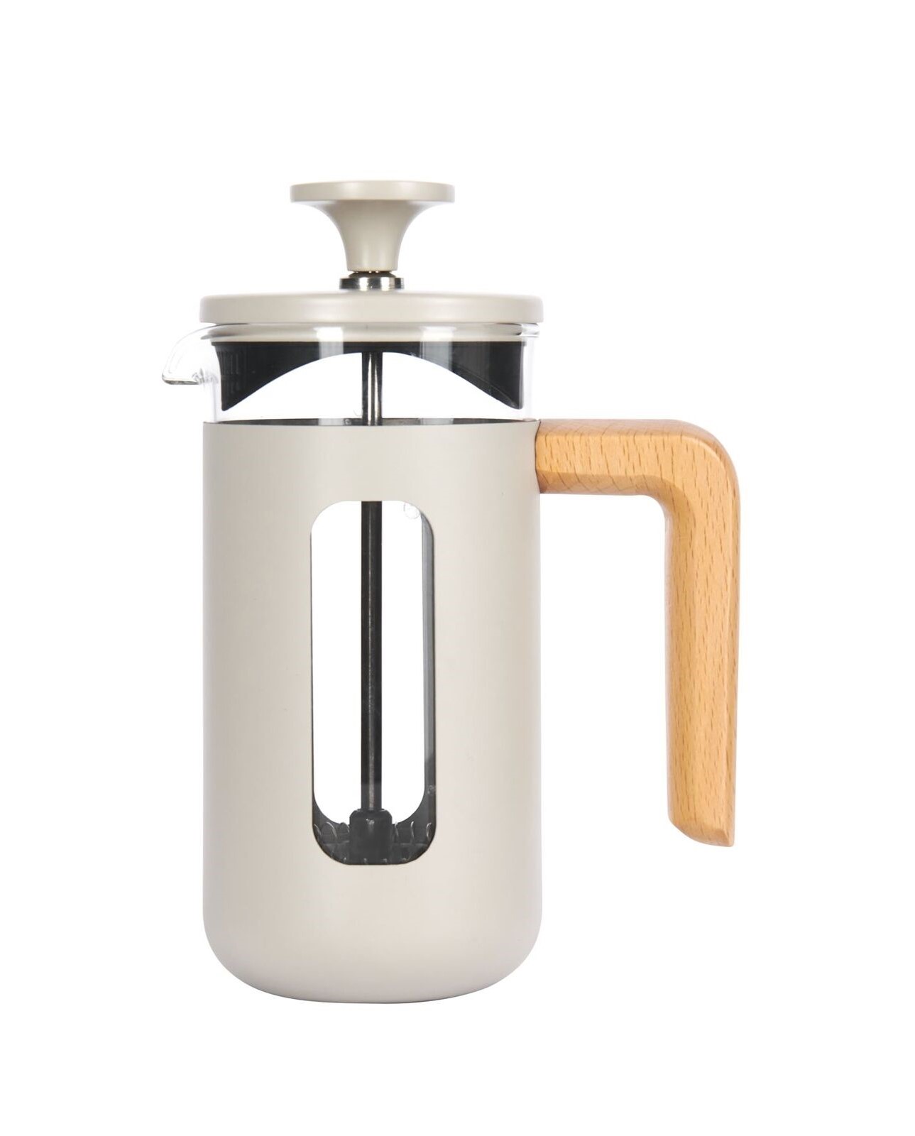 Cafetiera French Press - Pisa - Latte Wood Handle 3 cups | Creative Tops