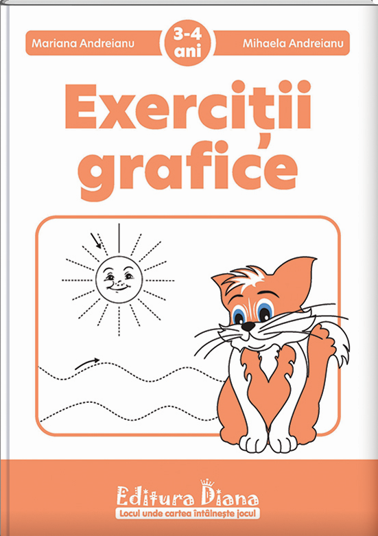 Exercitii grafice 3-4 ani | Mariana Andreianu, Mihaela Andreianu - 2 | YEO