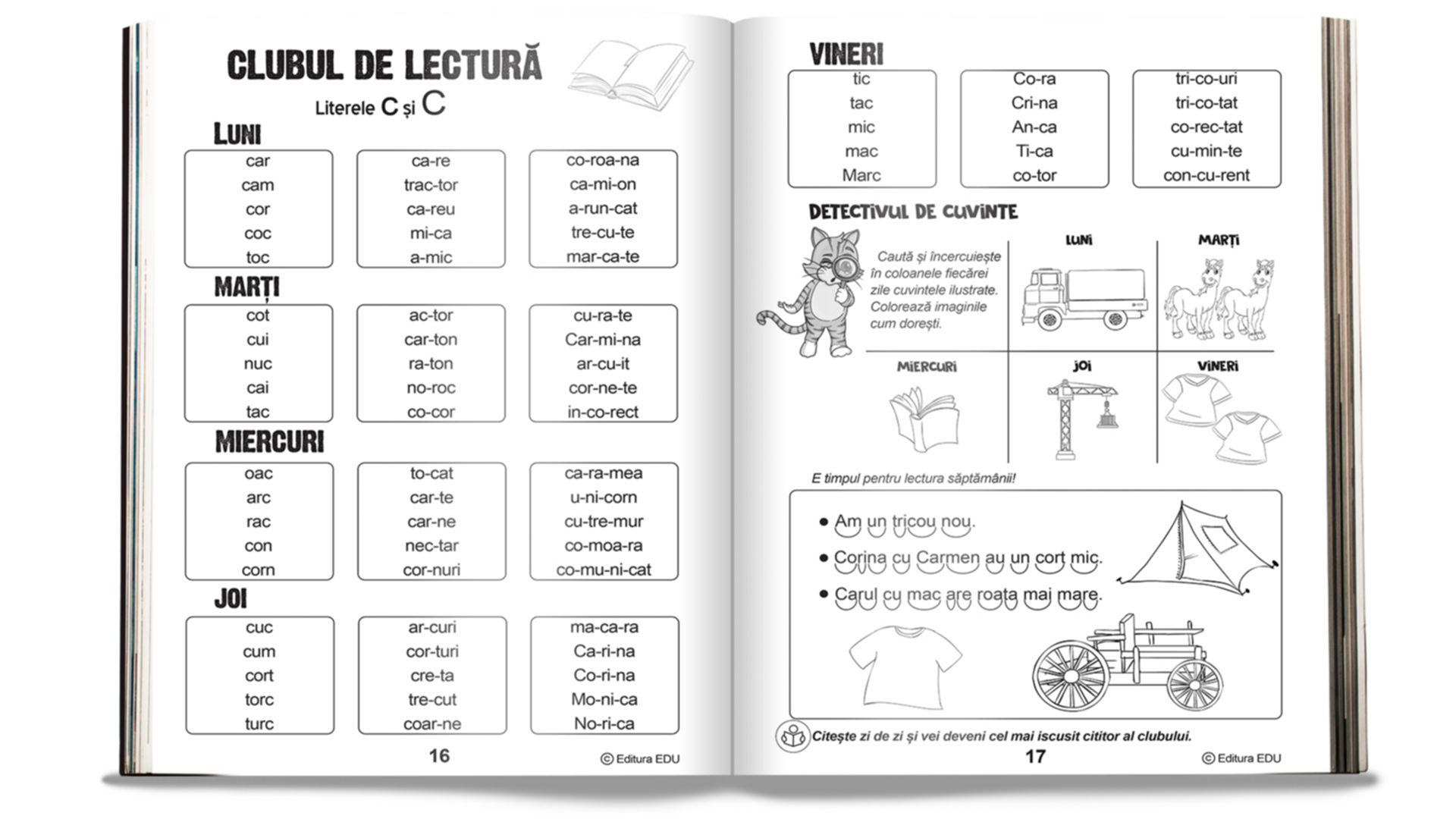 Clubul de lectura. Clasa pregatitoare | - 1 | YEO